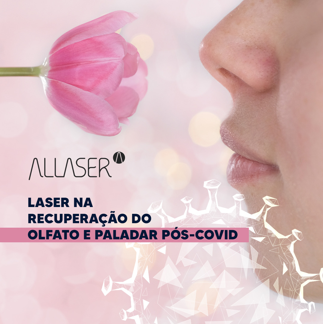 Laser na recuperaÃ§Ã£o do olfato e paladar pÃ³s-covid
